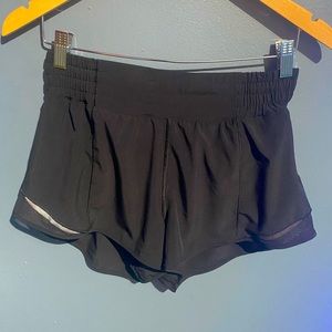 lululemon high rise hotty hots size 6